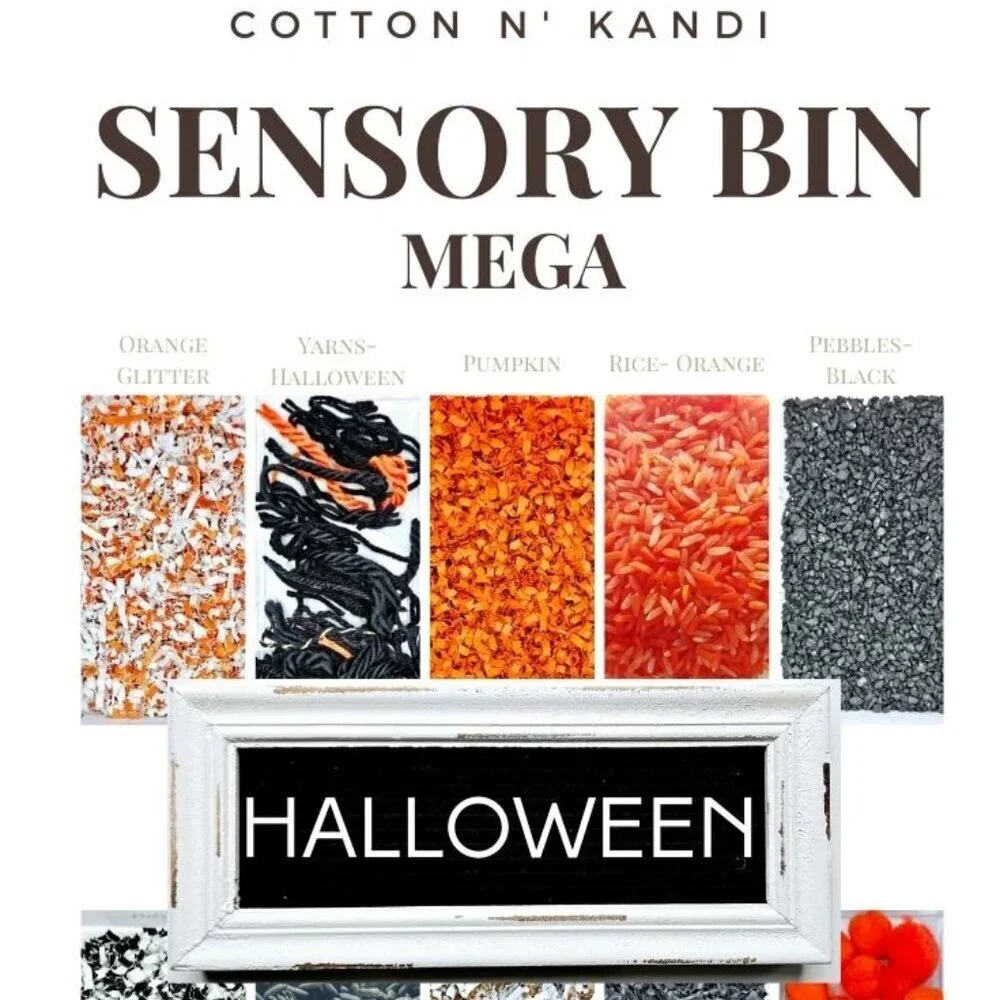 Sensory Bin | HALLOWEEN | Educational Activity, Stim Toy, Toddler Gift Idea